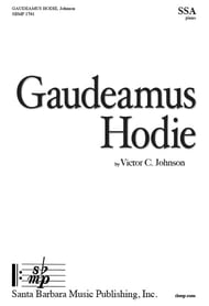 Gaudeamus Hodie SSA choral sheet music cover Thumbnail